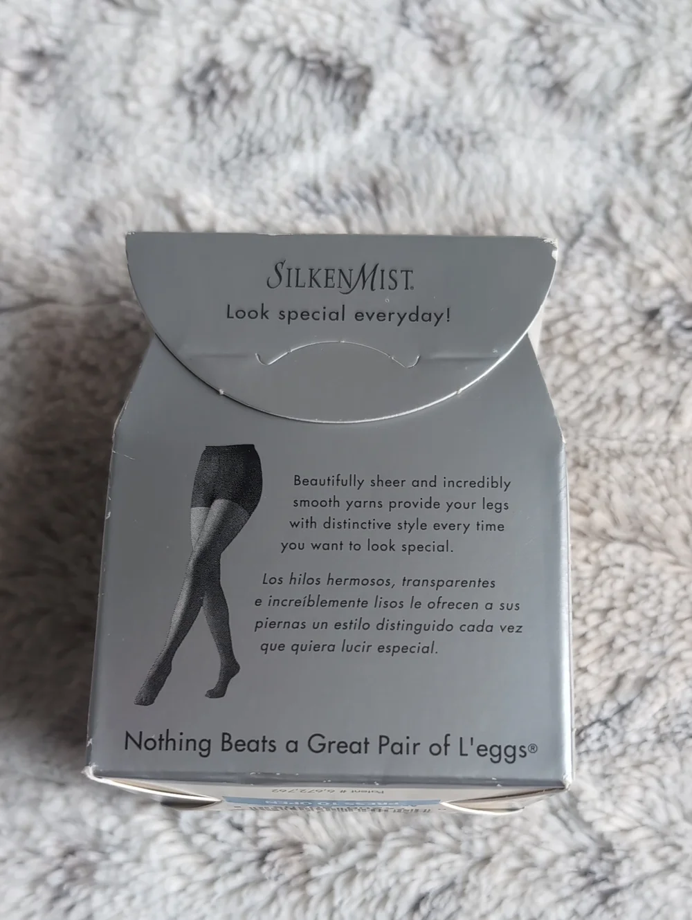 Leggs SilkenMist Nude Control Top Sheer Toe Pantyhose